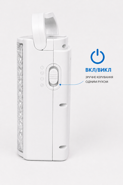 Ліхтар акумуляторний ALMINA MX-2606L 24 LED 6V 4Ah з USB-роз'ємом білий - зображення 2