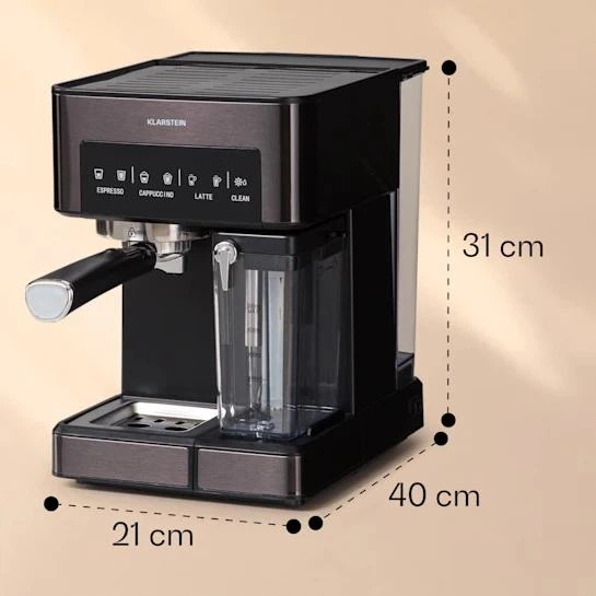 Кофеварка KLARSTEIN Arabica Comfort 1350 W 20 бар (10041523) - изображение 4