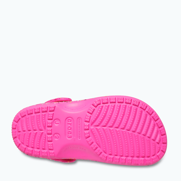 Подростковые кроксы-сабо для девочки Crocs Classic Paint Splatter Clog K PCs/Mlti 210349-6TX 36-37 (J4) Pink (198445210280) - изображение 3