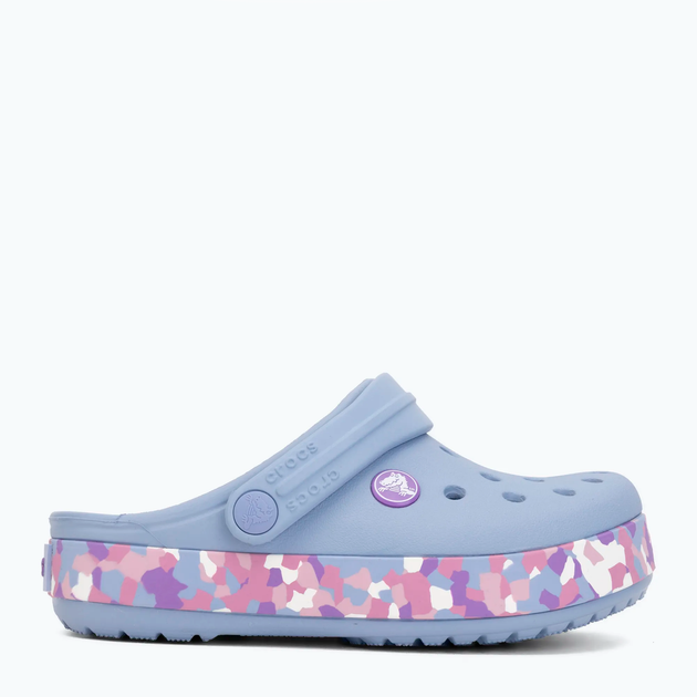 Детские кроксы-сабо для девочки Crocs Crocband Glow Confetti Band 212523-4ZA 32-33 (J1) Blue (198445365249) - Фото 1 Детские кроксы-сабо для девочки Crocs Crocband Glow Confetti Band 212523-4ZA 32-33 (J1) Blue (198445365249) - изображение 1