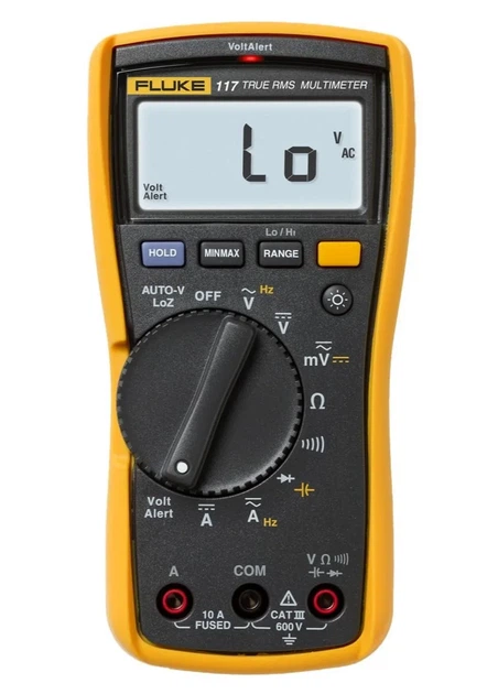 Цифровой мультиметр Fluke 117 Желтый - Фото 1 Цифровой мультиметр Fluke 117 Желтый - изображение 1