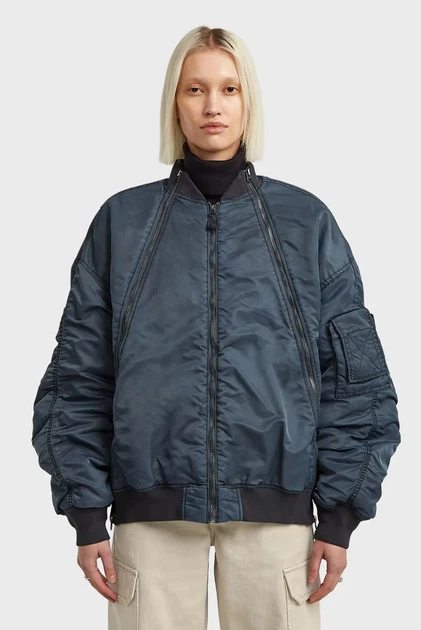 Жіночий темно-синій бомбер Macro G-Star RAW S D26977, D192 - Фото 1 Жіночий темно-синій бомбер Macro G-Star RAW S D26977, D192 - зображення 1
