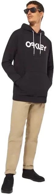 Худі Oakley B1B PO Hoodie2.0 M Black/white - Фото 8 Худі Oakley B1B PO Hoodie2.0 M Black/white - зображення 8