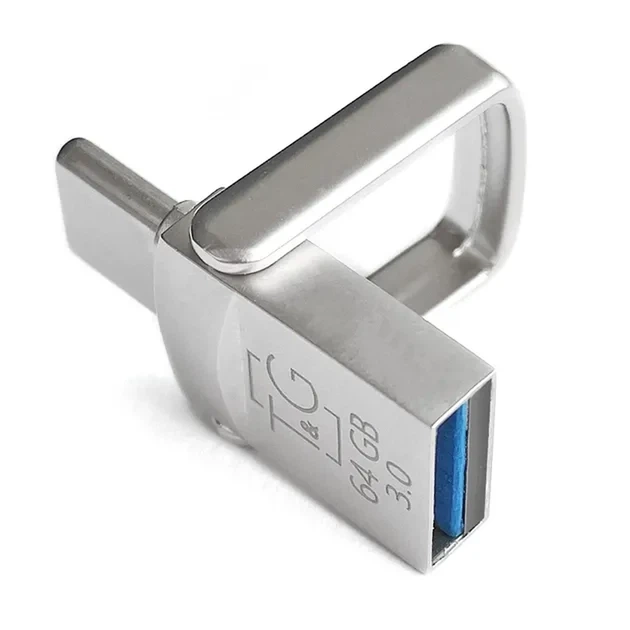 USB флеш T&G 104 Metal USB 3.0 -Type C 64GB - Фото 4 USB флеш T&G 104 Metal USB 3.0 -Type C 64GB - изображение 4
