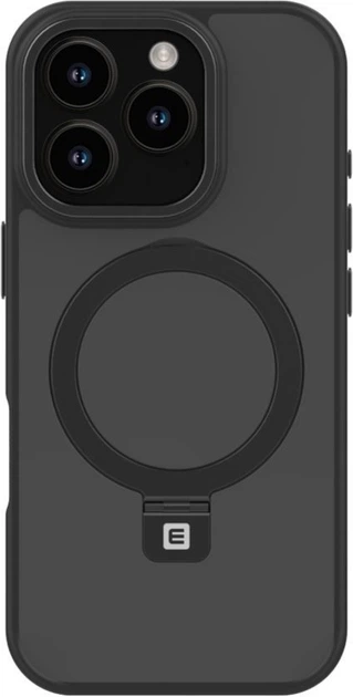 Etui plecki Evelatus Shield Case Magsafe & Stand do Apple iPhone 16 Pro Max Matte Black (EVEAPP16PMHMMSB) - obraz 2