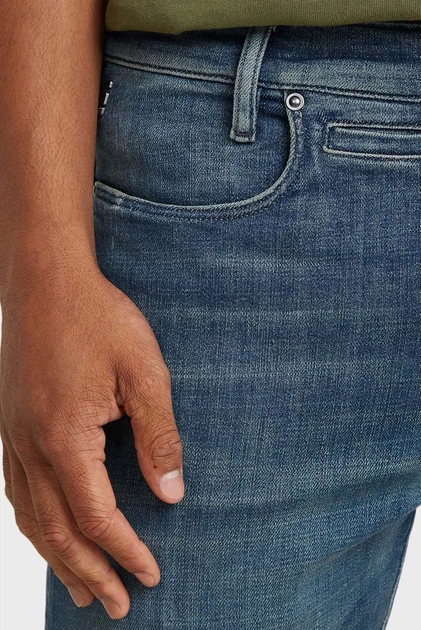 Чоловічі сині джинси D-Staq 3D Slim G-Star RAW 29-30 D05385,D441 - изображение 4