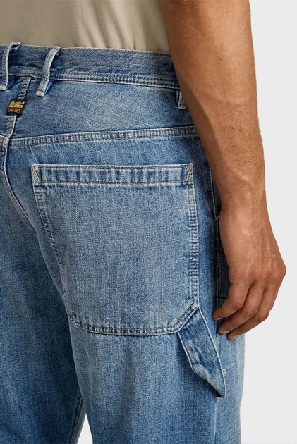 Чоловічі сині джинси Carpenter 3D Loose G-Star RAW 33-32 D23695,D776 - зображення 5