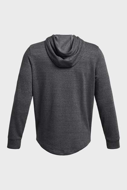 Чоловіче темно-сіре худі UA Rival Terry Graphic Hood Under Armour XXL 1386047-025 - изображение 4