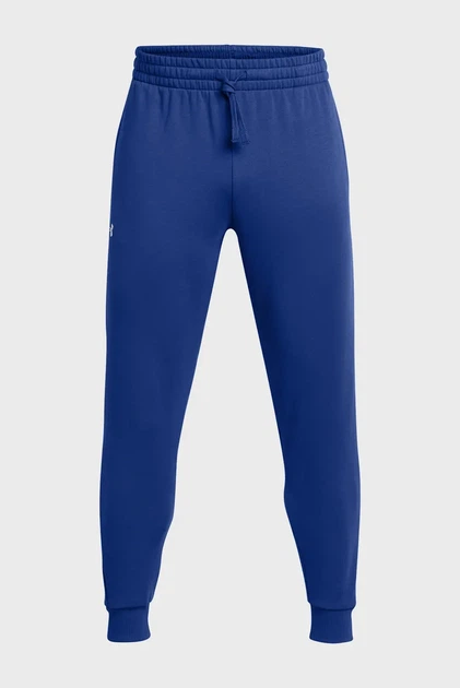 Чоловічі спортивні штани UA Rival Fleece Joggers Under Armour LG 1379774-432 - зображення 5