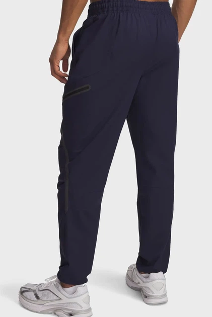 Чоловічі темно-сині спортивні штани UA Unstoppable Cargo Pant Under Armour XL 1390256-410 - Фото 3 Чоловічі темно-сині спортивні штани UA Unstoppable Cargo Pant Under Armour XL 1390256-410 - зображення 3