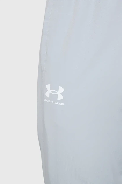 Чоловічі сірі спортивні штани UA Rival Wvn Windbreaker Pnt Under Armour S 1390150-011 - зображення 4
