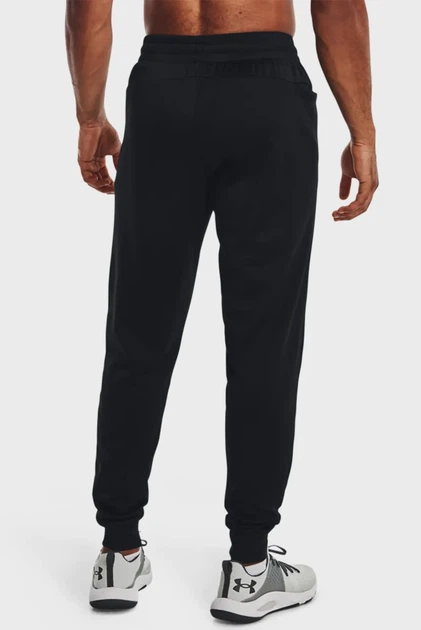 Чоловічі чорні спортивні штани Armour Fleece Joggers Under Armour MD 1373362-001 - Фото 3 Чоловічі чорні спортивні штани Armour Fleece Joggers Under Armour MD 1373362-001 - зображення 3