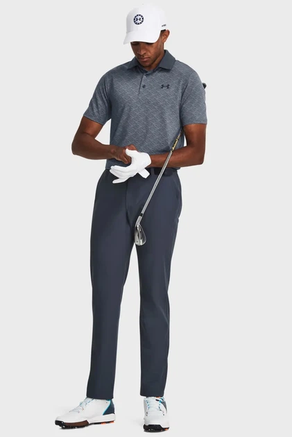 Чоловічі сірі спортивні штани UA Drive Tapered Pant Under Armour 34-32 1364410-044 - зображення 2
