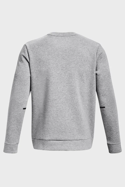 Чоловічий сірий світшот UA Unstoppable Flc Crew Under Armour M 1381688-011 - Фото 6 Чоловічий сірий світшот UA Unstoppable Flc Crew Under Armour M 1381688-011 - зображення 6
