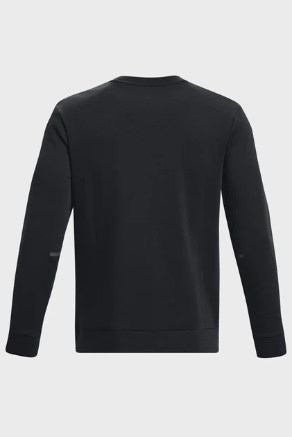 Чоловічий чорний світшот UA Unstoppable Flc Crew Under Armour XS 1381688-001 - зображення 6