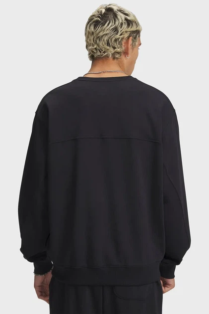 Чоловічий чорний світшот UA Rival LW Crew Under Armour XL 6009347-001 - зображення 2