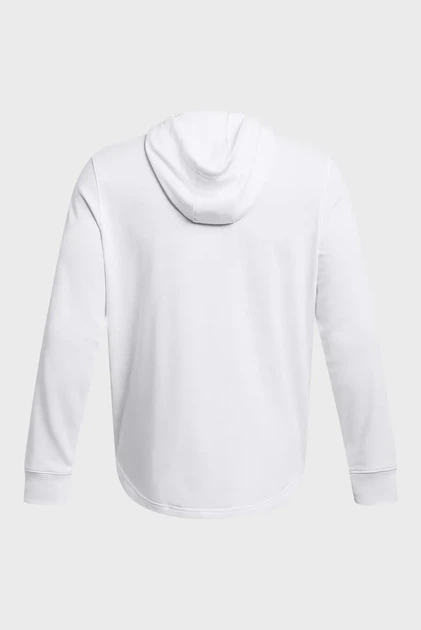 Чоловіче біле худі UA Rival Terry Graphic Hood Under Armour XL 1386047-100 - изображение 4