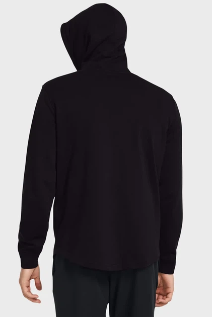 Чоловіче чорне худі UA Rival Terry Graphic Hood Under Armour L 1386047-001 - изображение 2