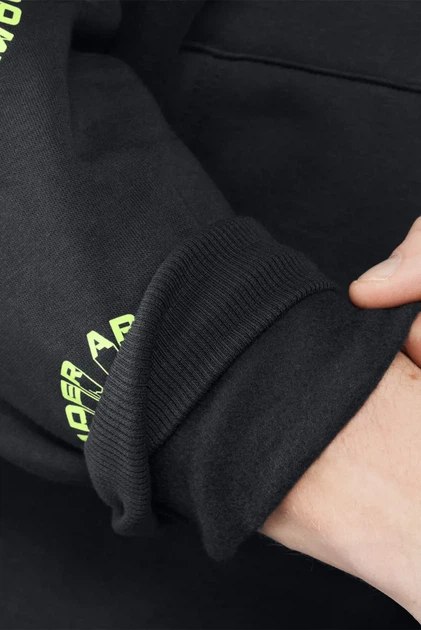 Чоловіче чорне худі UA Rival Fleece HBR Logo HD Under Armour XXL 1386593-001 - изображение 2