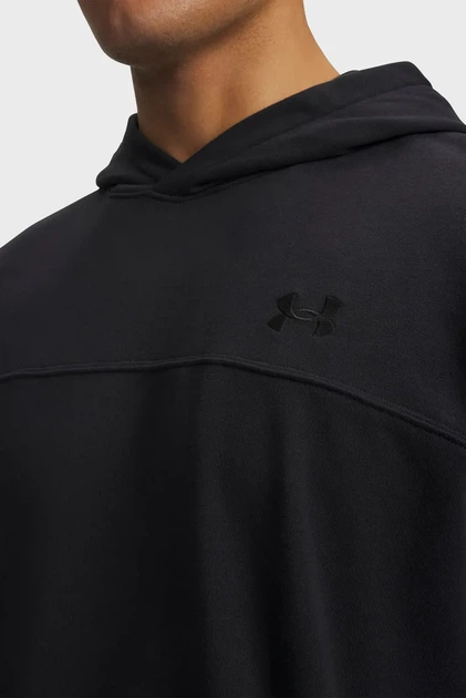 Чоловіче чорне худі UA Rival LW Hoodie Under Armour XL 6012335-001 - зображення 2