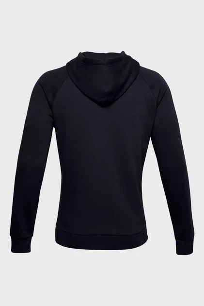 Чоловіче чорне худі UA Rival Fleece Big Logo HD Under Armour XL 1357093-001 - изображение 6