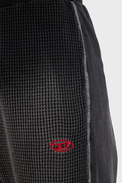 Чоловічі чорні спортивні штани P-WAFY PANTALONI Diesel S A16103 0TKAA - Фото 4 Чоловічі чорні спортивні штани P-WAFY PANTALONI Diesel S A16103 0TKAA - изображение 4