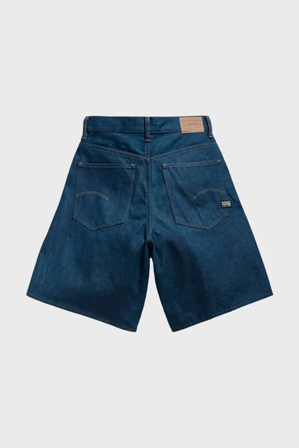 Жіночі темно-сині джинсові шорти Barrel Loose G-Star RAW 25 D24370,D547 - зображення 5