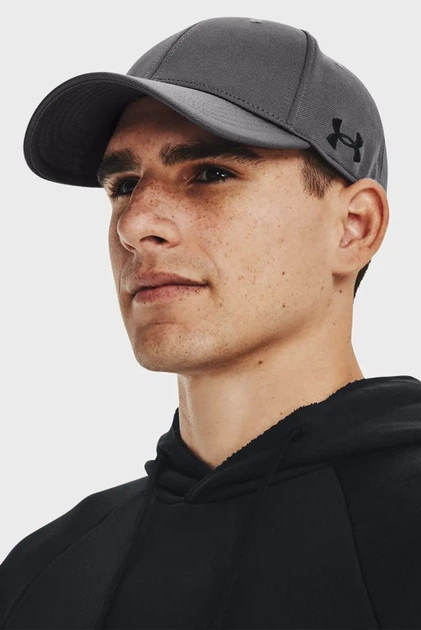 Чоловіча темно-сіра кепка M Blitzing Low Team STR Under Armour L/XL 1376702-040 - изображение 2