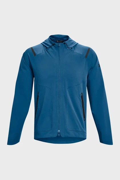 Чоловіча темно-синя вітровка UA Unstoppable Jacket Under Armour S 1370494-426 - изображение 6