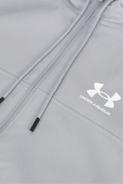 Чоловіча світло-сіра вітровка UA Rival Wvn Windbreaker Under Armour M 1390149-011 - Фото 3 Чоловіча світло-сіра вітровка UA Rival Wvn Windbreaker Under Armour M 1390149-011 - изображение 3