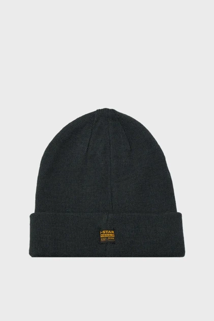 Темно-зелена шапка Effo raw long beanie G-Star OS D22301,C754 - изображение 2