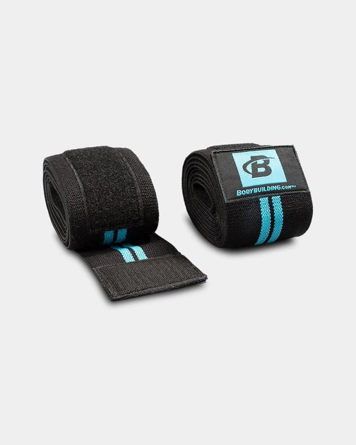 Бинты на колени Bodybuilding Accessories Knee Wraps сині 7,5*185 сантиметров - изображение 2