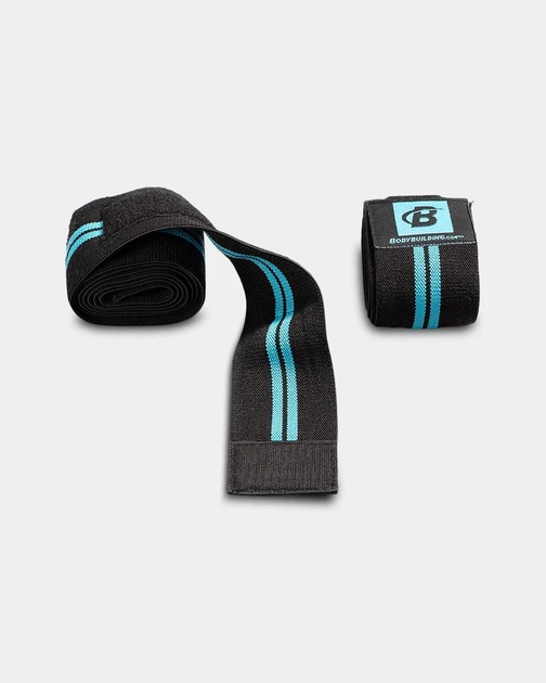 Бинты на колени Bodybuilding Accessories Knee Wraps сині 7,5*185 сантиметров - изображение 3