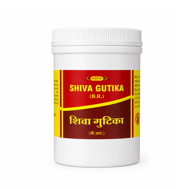 Шива Гутика Вьяс 100 таблеток, Shiva Gutika Vyas 100 tab - Фото 1 Шива Гутика Вьяс 100 таблеток, Shiva Gutika Vyas 100 tab - изображение 1