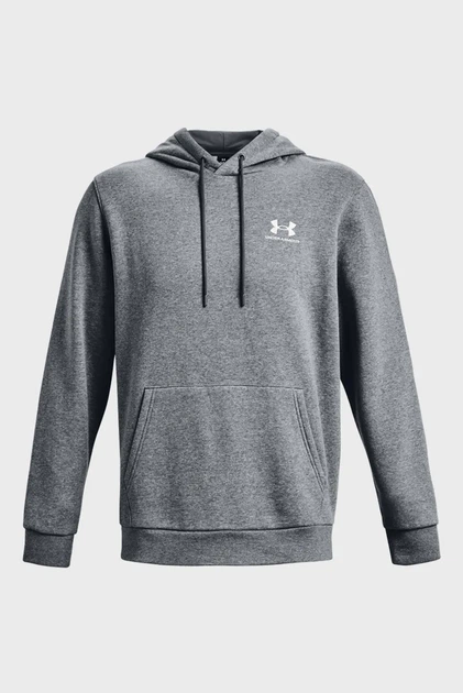 Чоловіче сіре худі UA Essential Fleece Hoodie Under Armour 3XL 1373880-012 - Фото 5 Чоловіче сіре худі UA Essential Fleece Hoodie Under Armour 3XL 1373880-012 - изображение 5