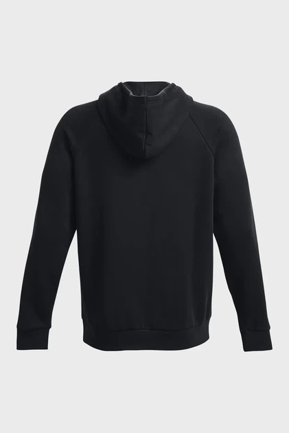 Чоловіче чорне худі UA Rival Fleece Logo HD Under Armour S 1379758-001 - изображение 6