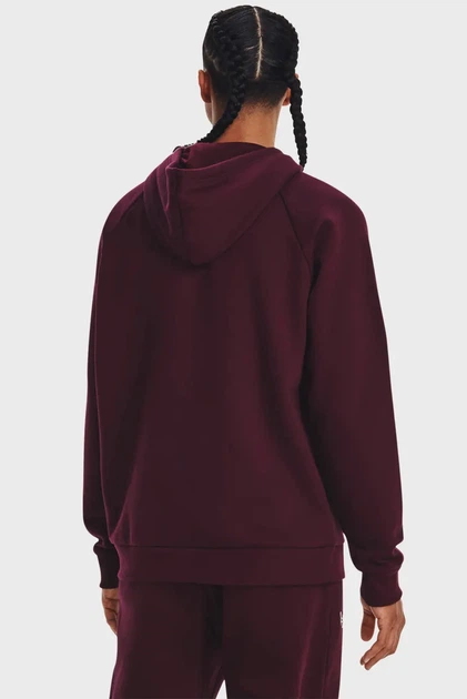 Чоловіче бордове худі UA Rival Fleece Logo HD Under Armour XL 1379758-600 - изображение 3