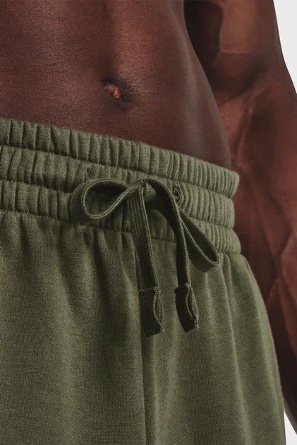 Чоловічі зелені спортивні штани UA Rival Fleece Joggers Under Armour XL 1379774-390 - изображение 4
