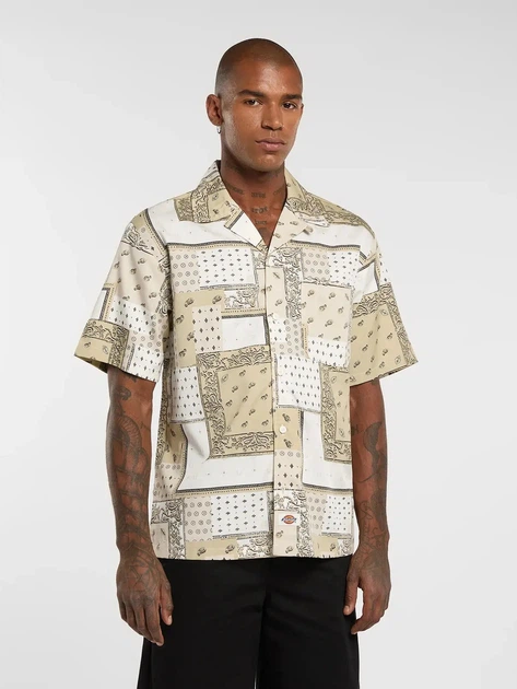 Сорочка чоловіча Dickies Glandorf DK0A889TC481 L Бежева (800070354541) - зображення 4