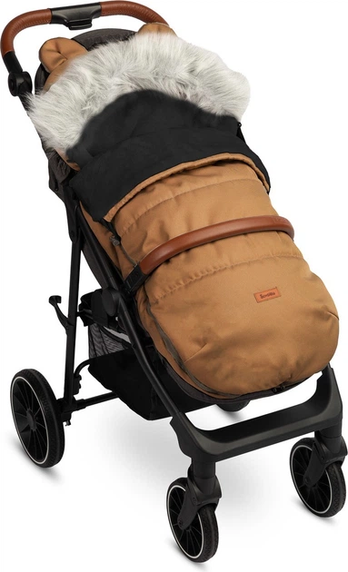 Śpiworek do wózka Sensillo Sierra 100 x 50 cm Camel (5902021524259) - obraz 4