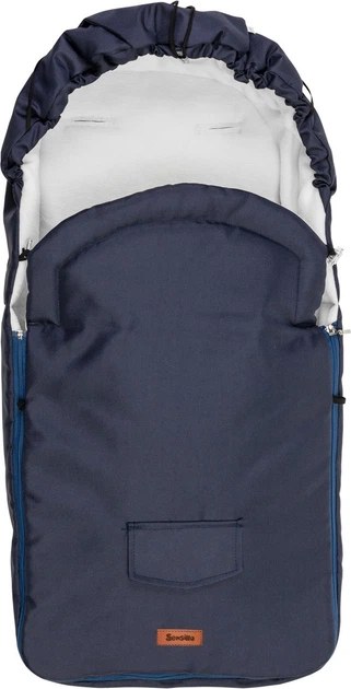 Śpiworek do wózka Sensillo Polar 95 x 40 cm Navy (5902021524945) - obraz 2