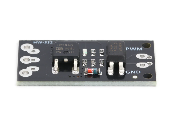 Модуль MOSFET LR7843 HW-532B з оптоізоляцією PC817 та PWM керуванням 3V 5V - зображення 3