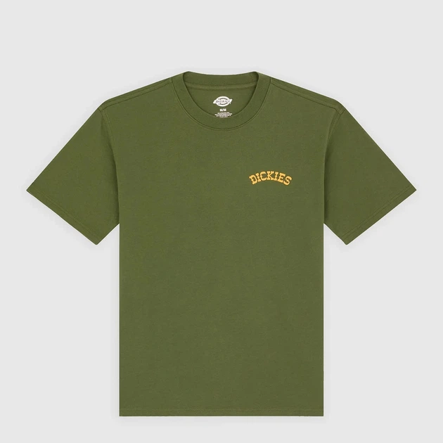 Футболка бавовняна довга чоловіча Dickies Bettsville Ss DK0A8887K721 S Зелена (800070354535) - зображення 7