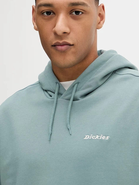 Bluza męska z kapturem kangurka Dickies Loretto DK0A889XL371 L Jasnobłękitna (800070354548) - obraz 4