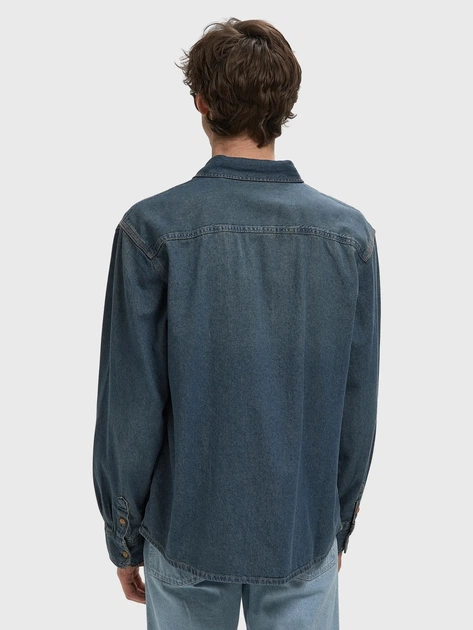 Koszula jeansowa męska Dickies Lightweight DK0A88GYL231 L Niebieska (800070354601) - obraz 2