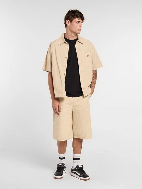 Koszula bawełniana męska Dickies Vernal DK0A88O8L171 M Beżowa (800070354643) - obraz 3