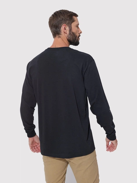 Лонгслів чоловічий Carhartt K126 BLK S Чорний (800070358365) - зображення 2