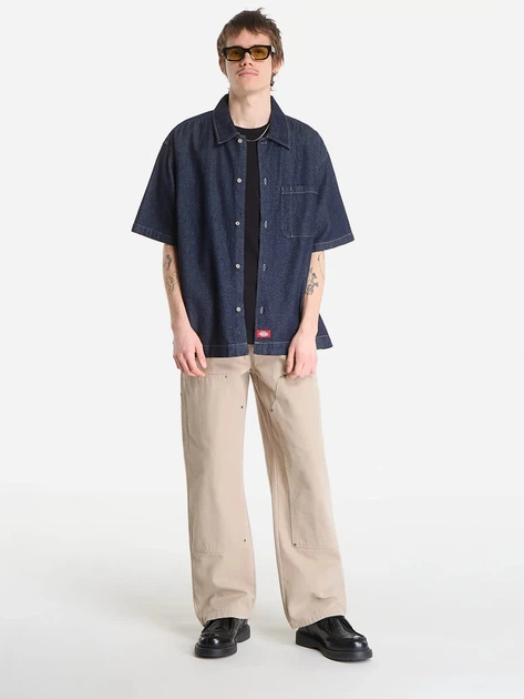 Koszula jeansowa męska Dickies DK0A88PHRIN1 M Granatowa (800070354655) - obraz 3