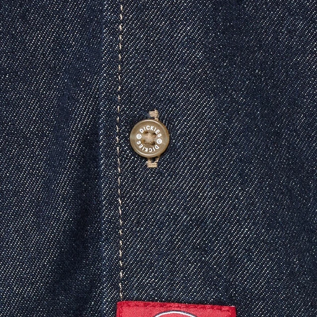 Koszula jeansowa męska Dickies DK0A88PHRIN1 XL Granatowa (800070354657) - obraz 7