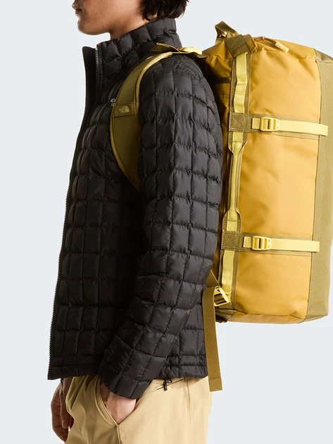 Torba podróżna 50 l The North Face Base Camp Duffel NF0A52STMUD1 Żółta (800070354814) - obraz 2